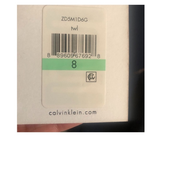 Calvin Klein Navy Blue, Fitted & Flare Sleeveless Midi knee length Size 8, NWT - Picture 10 of 10